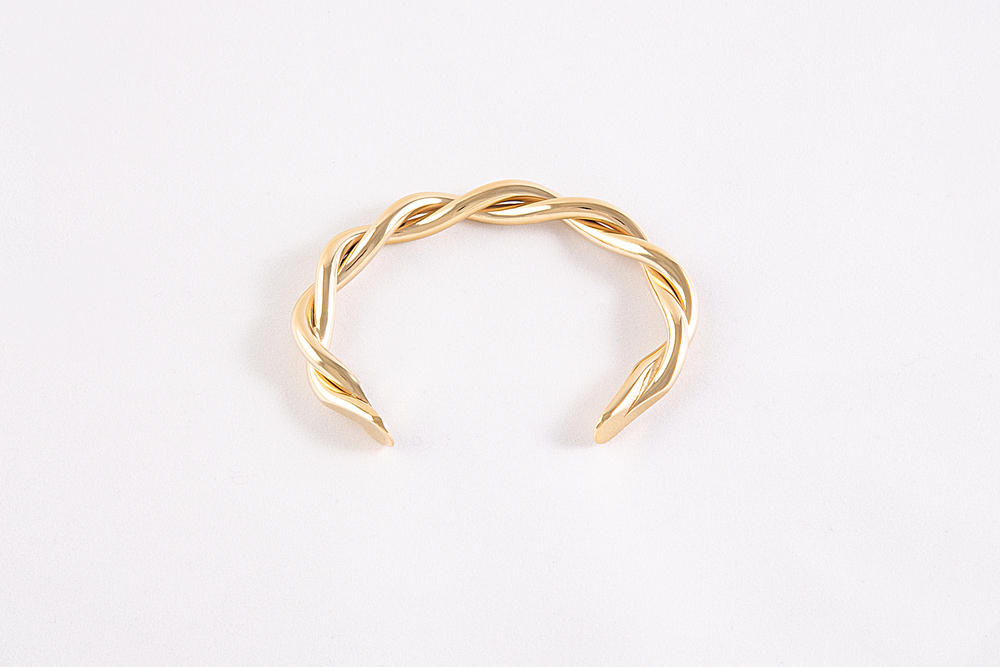 Torsade Bracelet Or