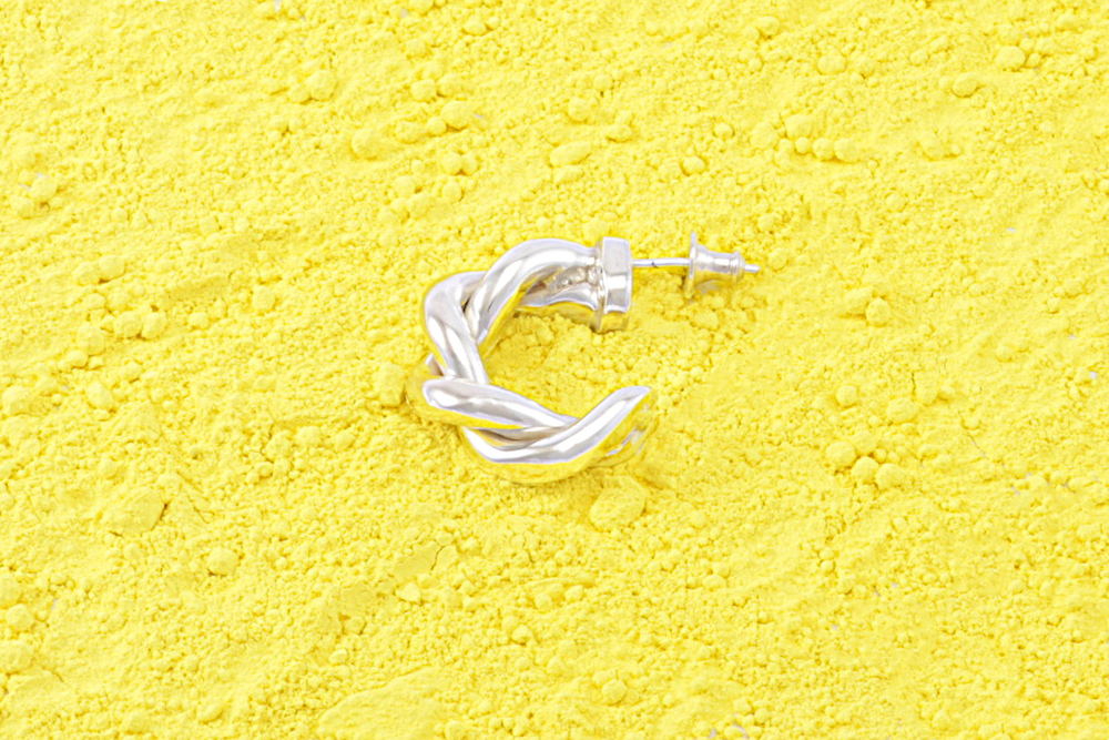 Torsade Boucle oreille Argt