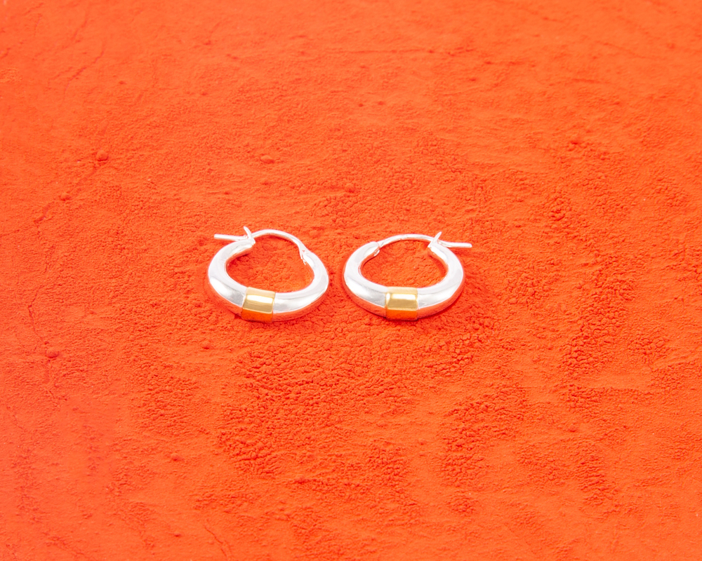 Corne Boucle oreille Bo mini Argt