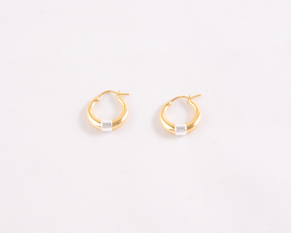 Corne Boucle oreille Bo mini Or