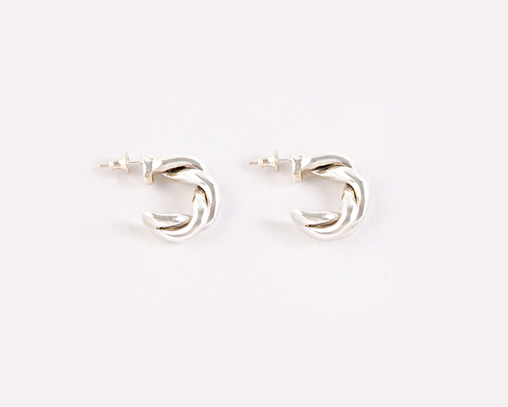 Torsade Boucle oreille Argt