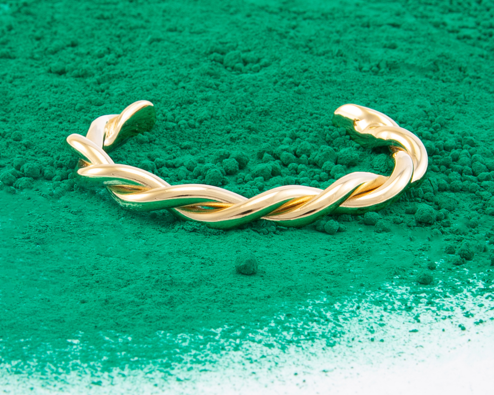 Torsade Bracelet Or