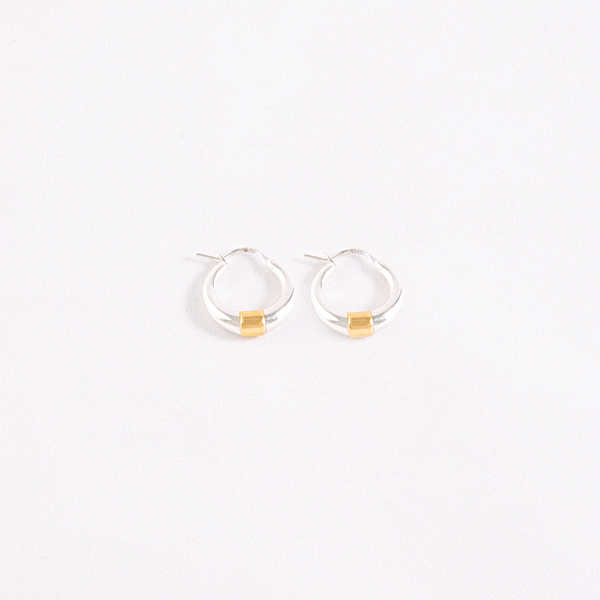 Corne Boucle oreille Bo mini Argt