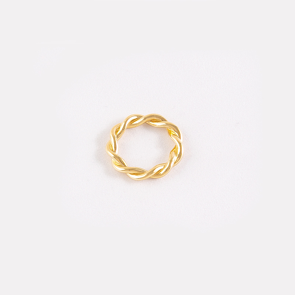 Torsade Bague Or