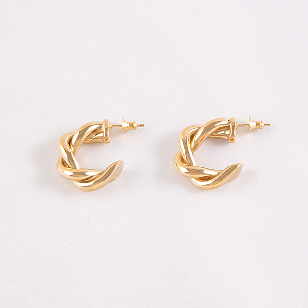 Torsade Boucle oreille Or