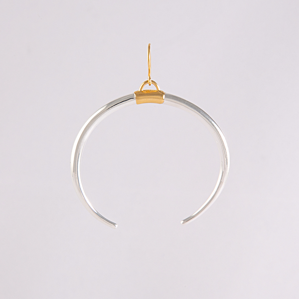 Corne boucle oreille Argt